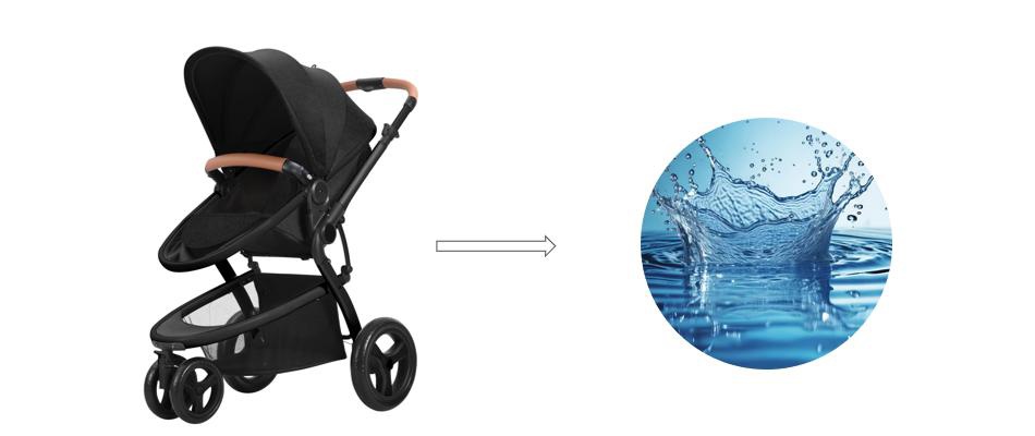 Baby Stroller With Removable and Washable Softgoods